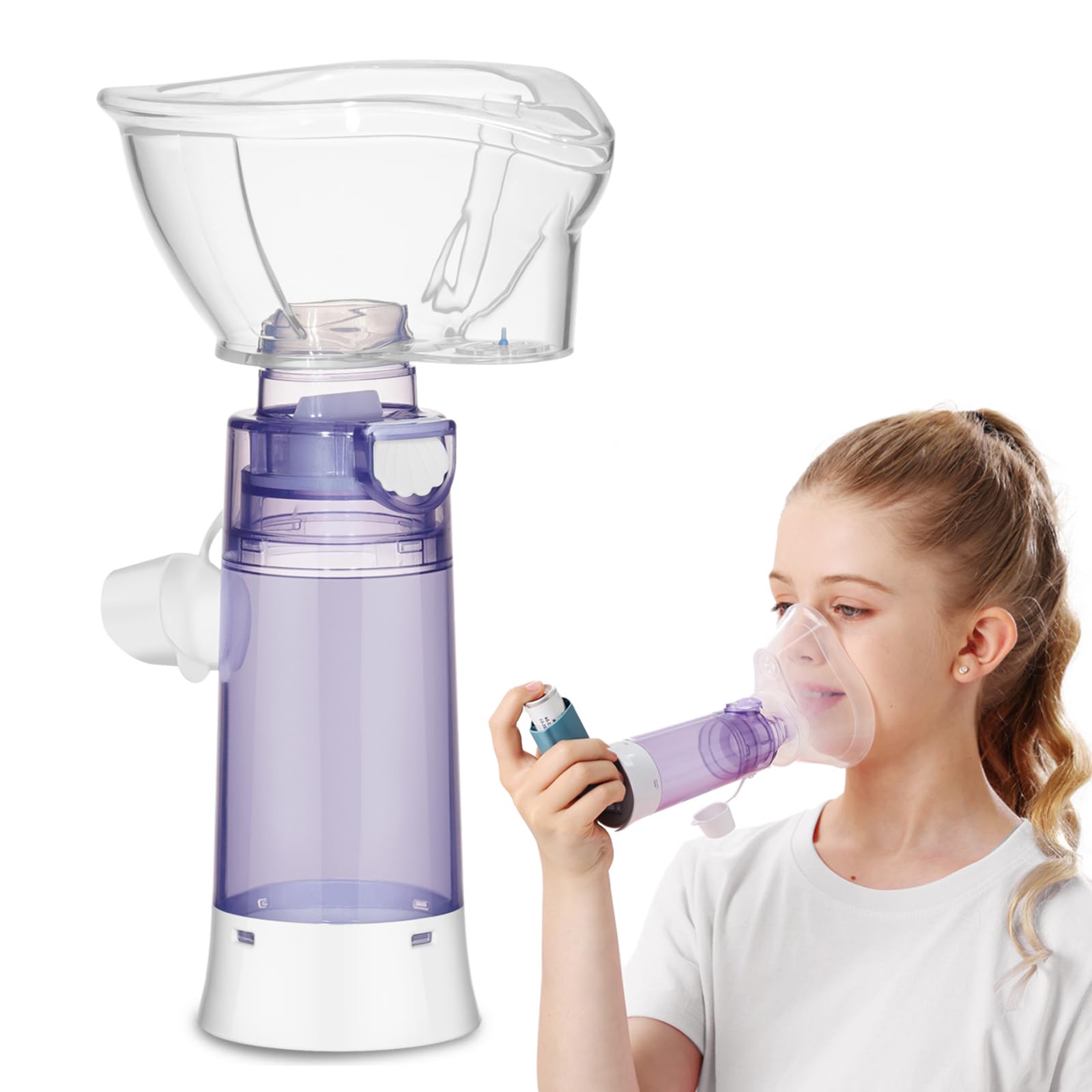 Inhaler Spacer for Children, Nessi OTC Spacer, Spacer for Inhaler(Medium)