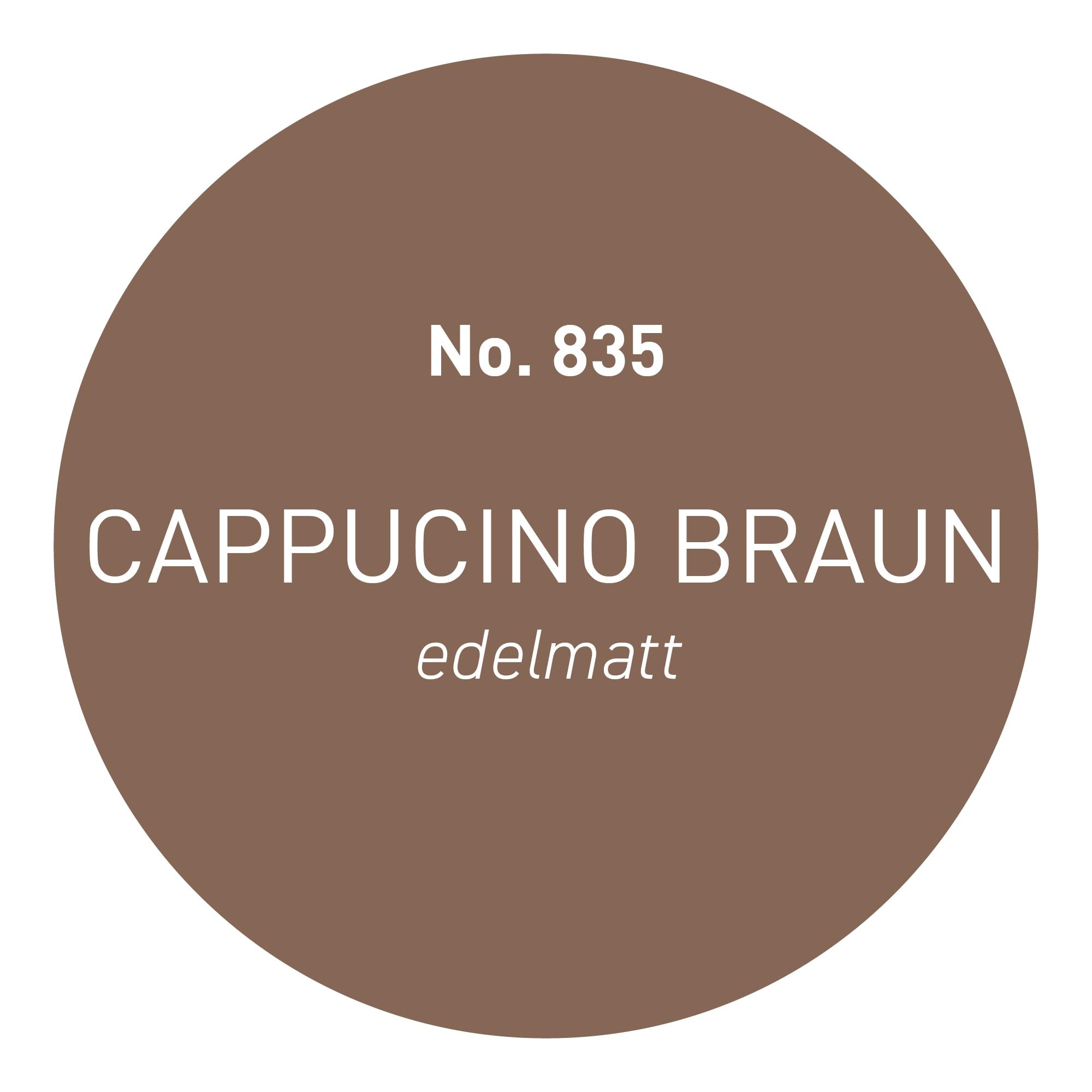 Craft Colors® 5L hochwertige Wandfarbe edelmatt, Kreidefarbe made in Germany, DESIGN Collection No. 835 Cappucino Braun
