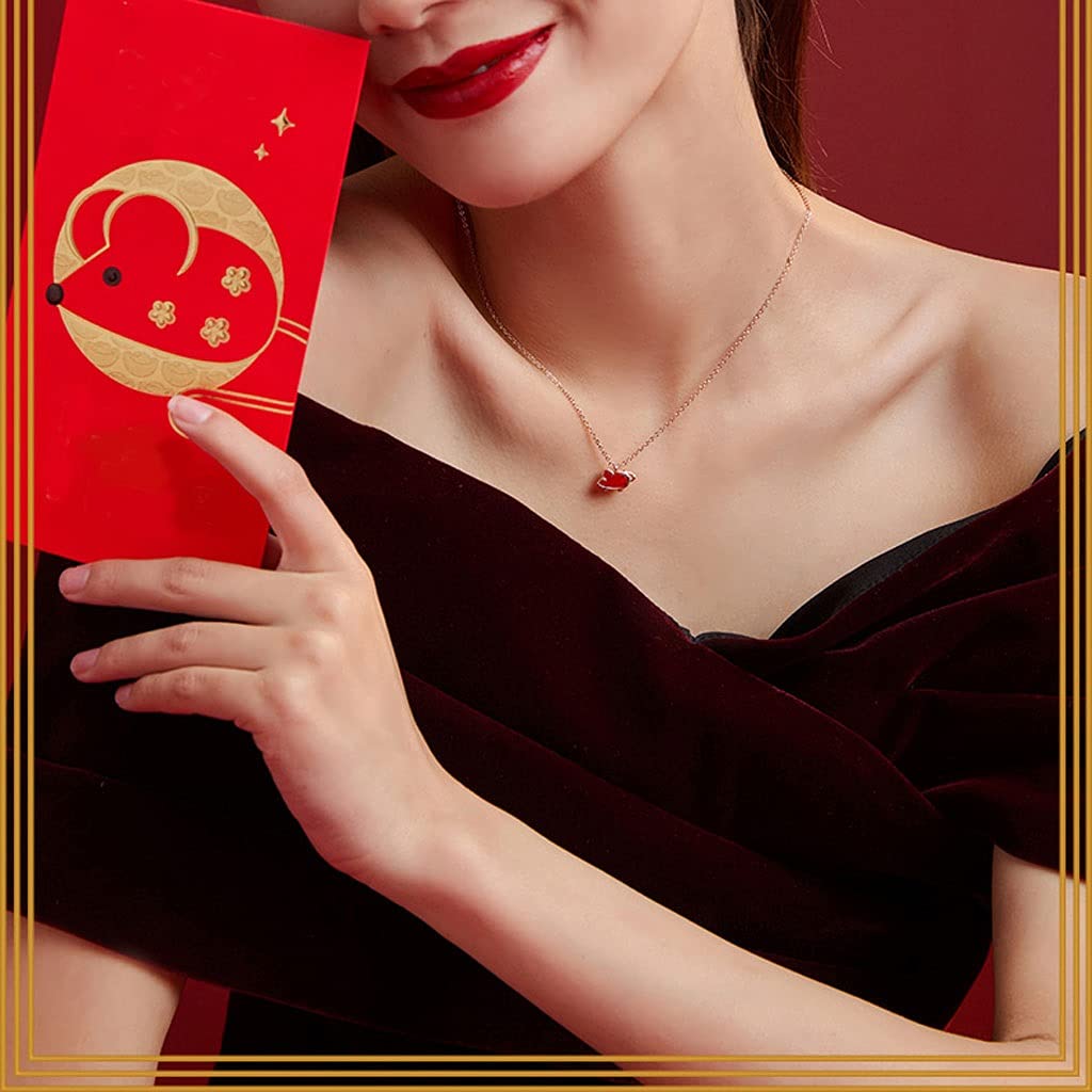 Collane Styling Creativo, Che implica Un Doppio Raccolto di Amore e ricchezza, collane di Lusso Leggero per Donne, collane Collana da Donna