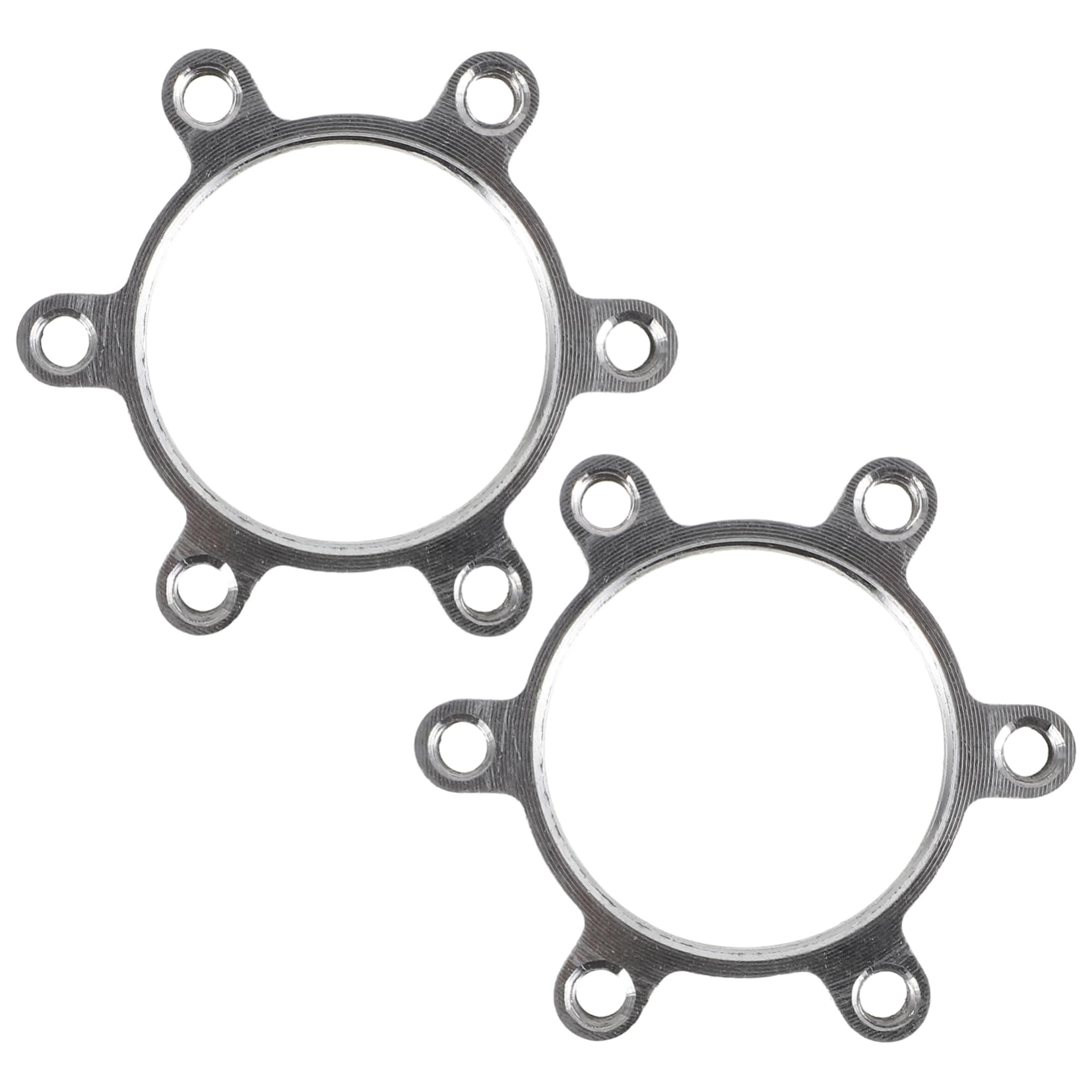 BESPORTBLE Disc Brakes Adapter Kit 2pcs Bicycle Disc Flange Adapter Washer Universal Threaded Hubs for Road Bikes