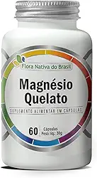 Magnésio Quelato 60 Cápsulas 500mg - Flora Nativa