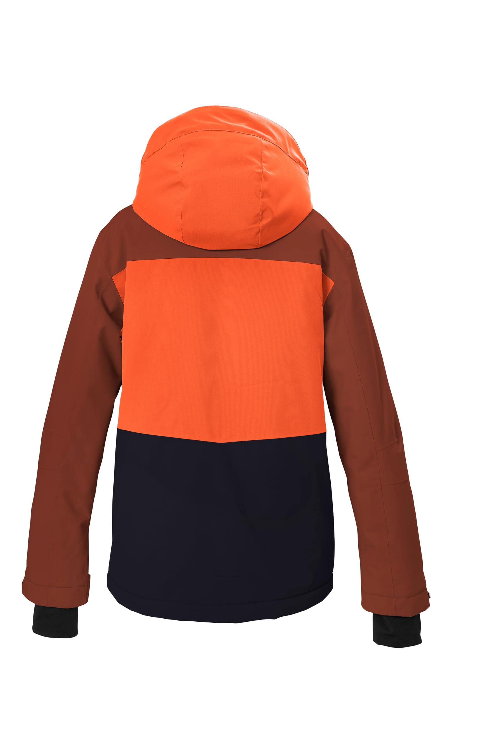 killtec 44874-000 KSW 216 BYS SKI JCKT Veste de ski fonctionnelle pour garçon avec capuche zippée amovible et jupe pare-neige Marron 164 cm