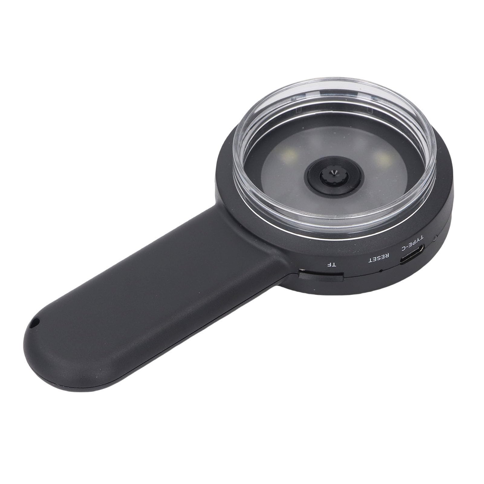 Tosuny 4X Tragbare Digitale Lupe 16MP Kamera |2,0-Zoll-LCD-Bildschirm-LED-Lichtmikroskop für Lesereparaturen (128GB)