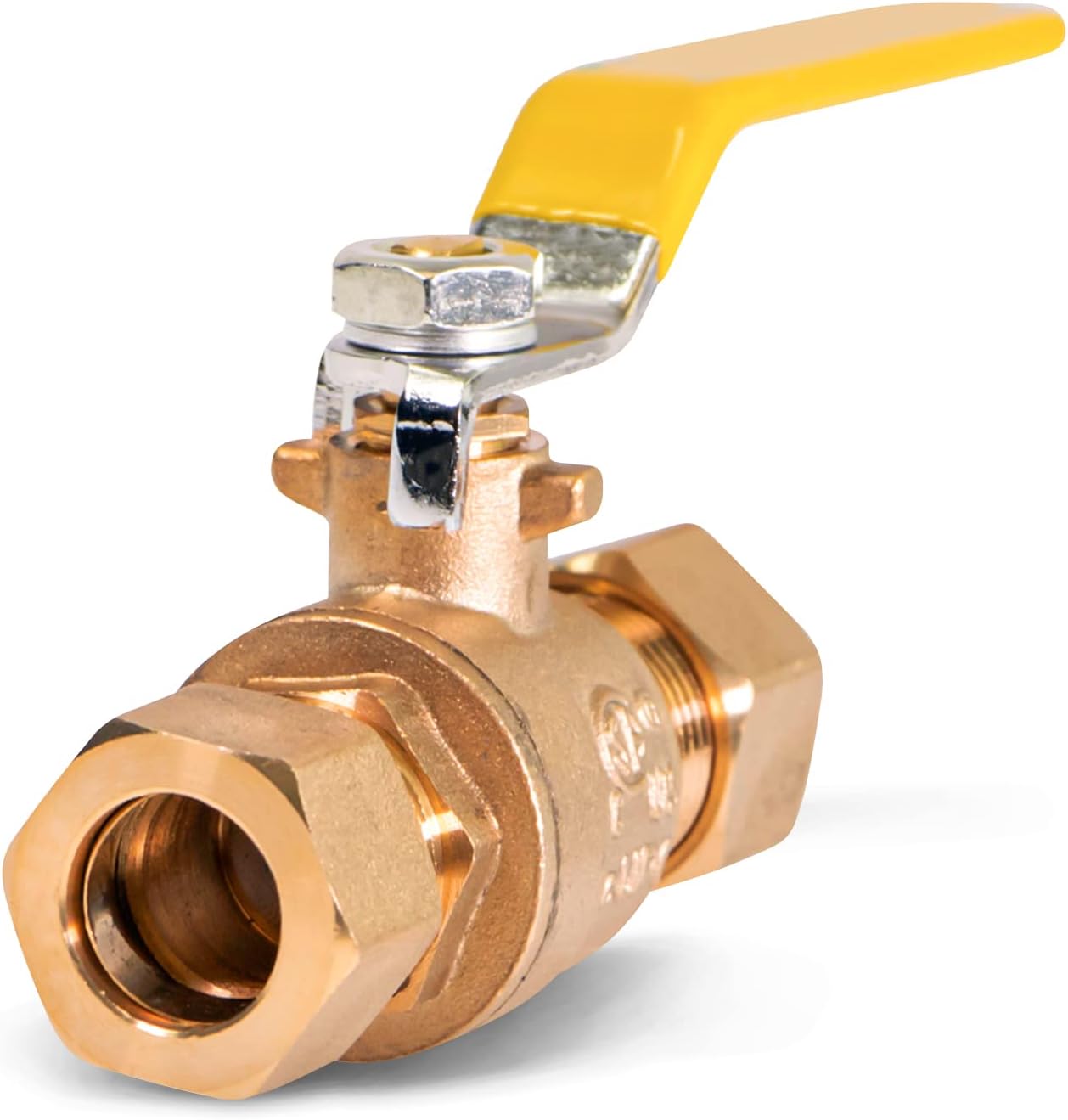 Midline Valve 822M223 Premium Brass Full Port Ball Valve 1 in. Compression Connections, 1