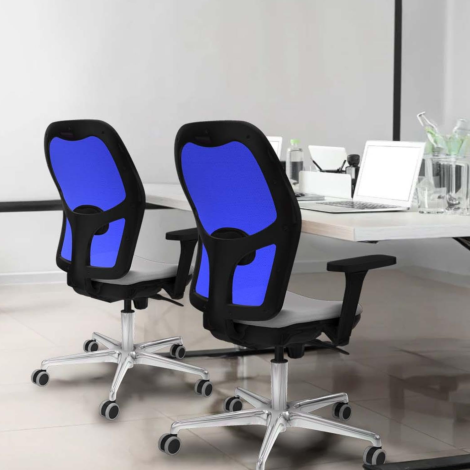 Piqueras y Crespo Silla ergonómica para músicos Jorquera 8 Horas 120 Kg Brazos 3D Sincro 5 Posiciones Sin cabecero Apoyo Lumbar 1D Respaldo Fijo