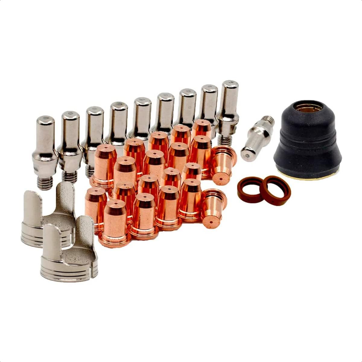 Electrode Tip Nozzle Cup Ring Kit 0.035in 0.9mm fit Forney 325P 700P 250P+ Plasma Cutter Torch Consumables 35pcs