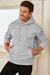 JMIERR Hommes Hoodies Pullover Casual manches longues Sweatshirts avec Pocket.S'entraîner, Gym, Streetwear Hoodie, Hooted, Automne, Hiver, Surdimensionné, Tweater, Sports, Warm, Classique, Baggy, Soft