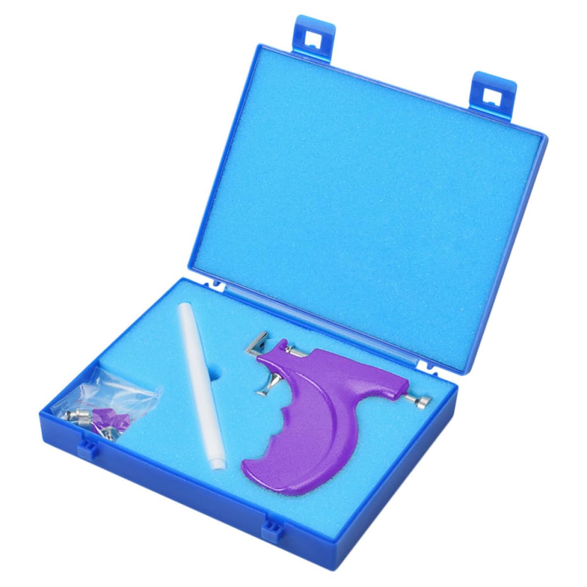 Artibetter Strumento Professionale in Inossidabile per Foratura Orecchini Piercing Processo a e Posizionamento Colore Casuale per Orecchie