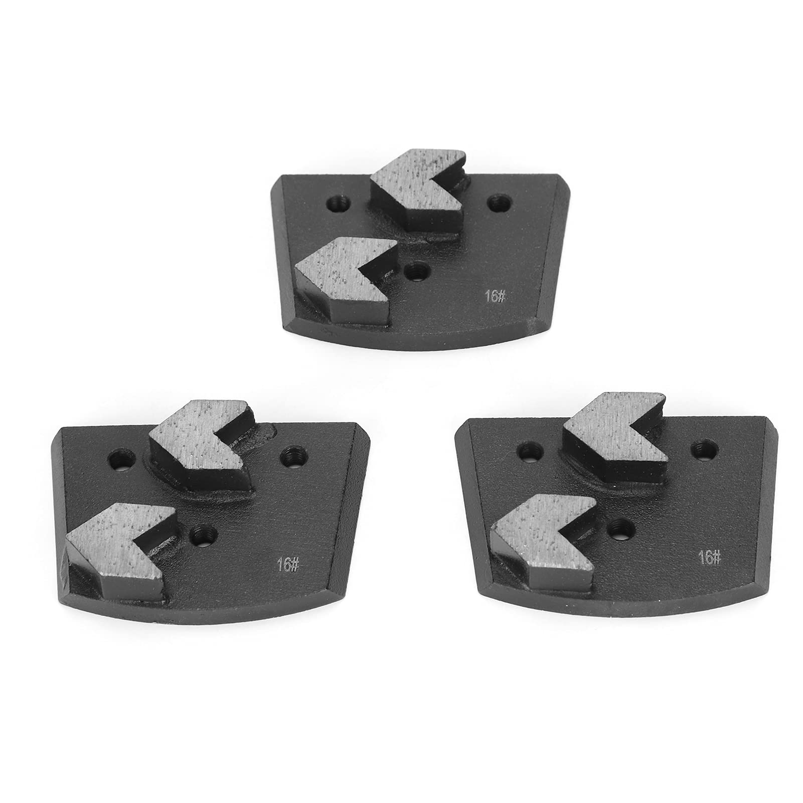 Accessorio per smerigliatrice, 3 pezzi di blocco abrasivo diamantato a forma di freccia 2 denti Accessori per smerigliatrice per smerigliatrice per calcestruzzo adatti per lucidare marmo, prodotti in
