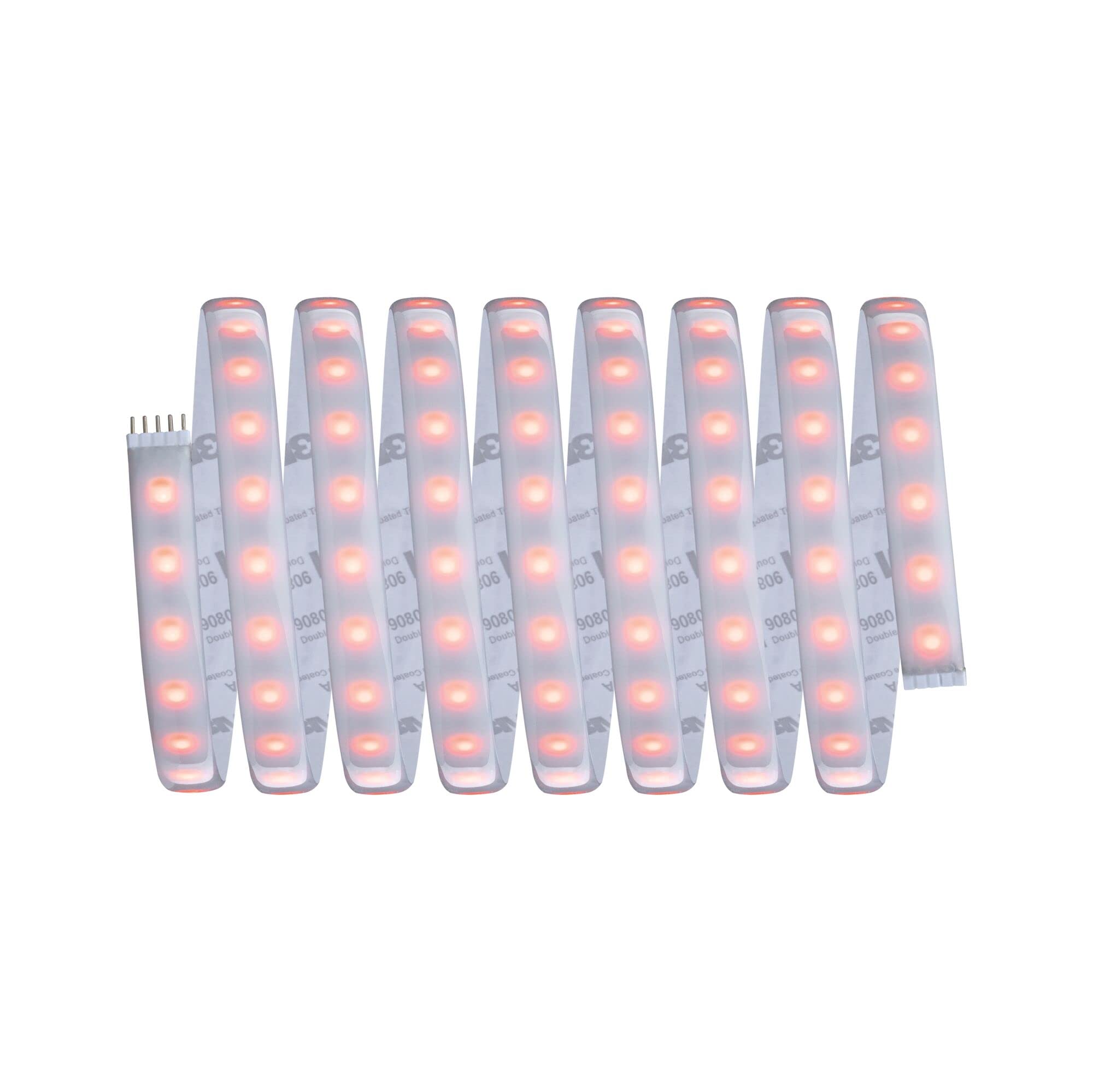 Paulmann 70529 Strip LED MaxLED 1000 RGBW juego básico IP44 33W 1000lm/m regulable 3m plateado plástico 72 LED/m 75VA