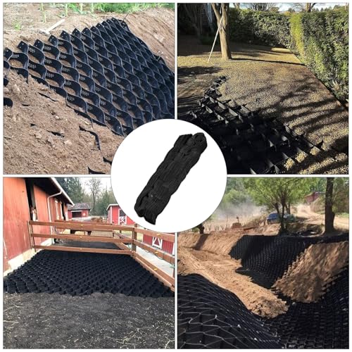 Géogrille stabilisatrice anti-affaissement avec trous de drainage - 8