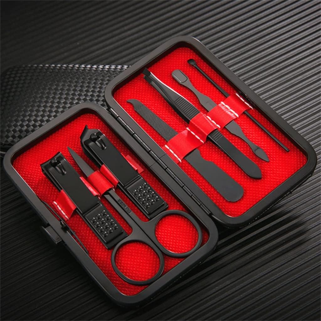 7pcs/Set New Manicure Nail Clippers Pedicure Set Travel Kit Stainless Steel Tool