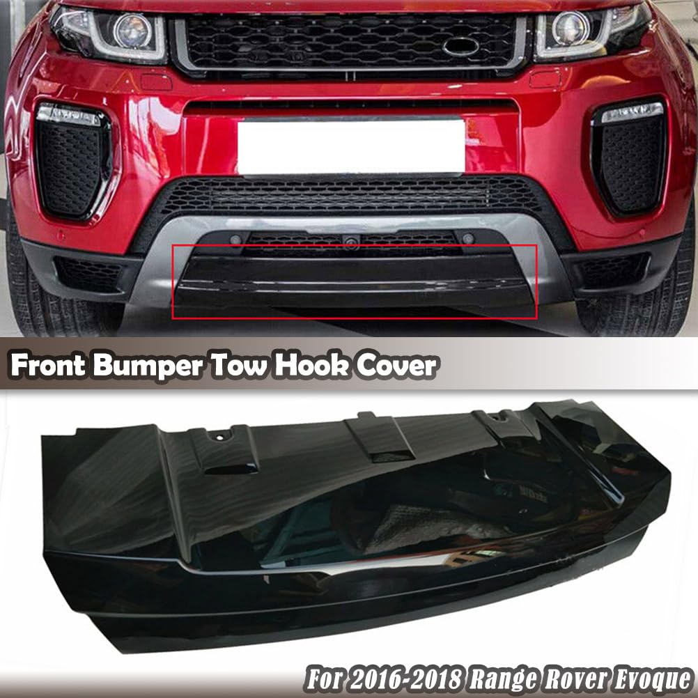 Abdeckung für Abschlepphaken für 2016–2018 Range Rover Evoque, Schwarz
