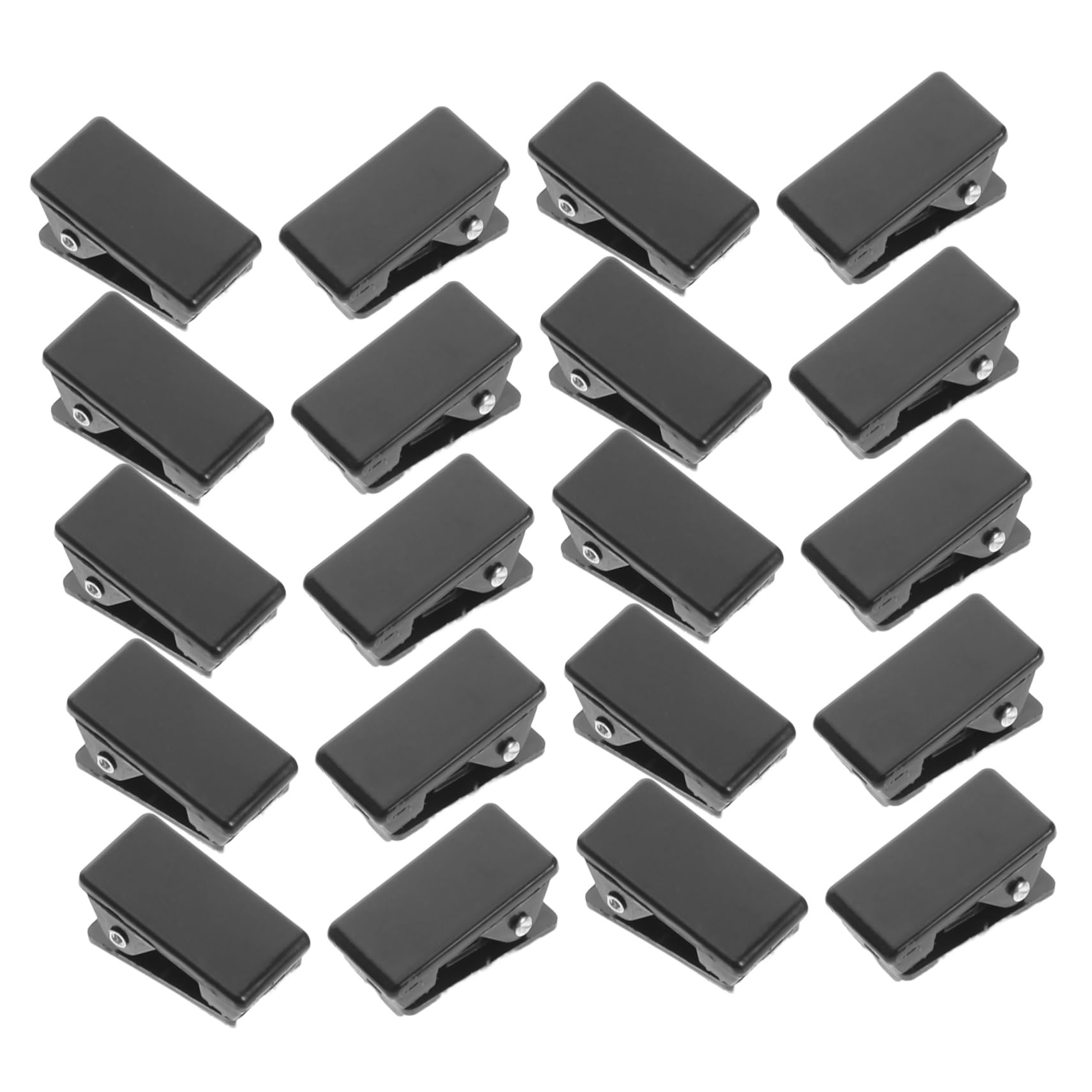 DIYEAH 20pcs Self Adhesive Wall Clips for Photos and Posters Black Sticky Spring Clips for Easy Picture Hanging for Office and Home Organization Secure Adhesion for Versatile Applications
