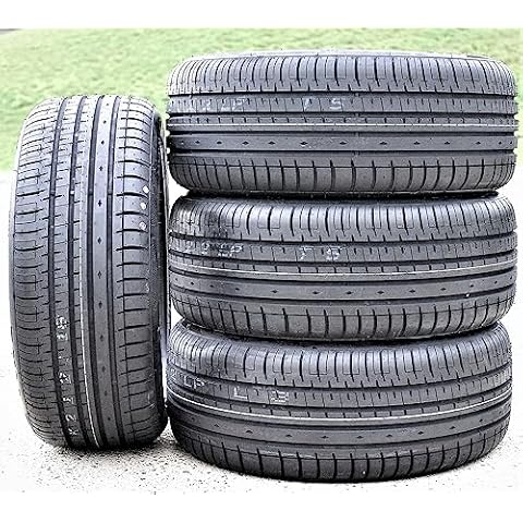Set of 4 (FOUR) Accelera Phi-R All-Season Passenger Car High Performance Radial Tires-235/45R18 235/45ZR18 235/45/18 235/45-18 98Y Load Range XL 4-Ply BSW Black Side Wall UTQG 400AA Cover