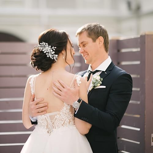 Miniatura 2 de Accesorios para el cabello de boda, accesorios de pelo de novia para pieza de pelo de boda, pieza de pelo de boda para novias, tocado nupcial,