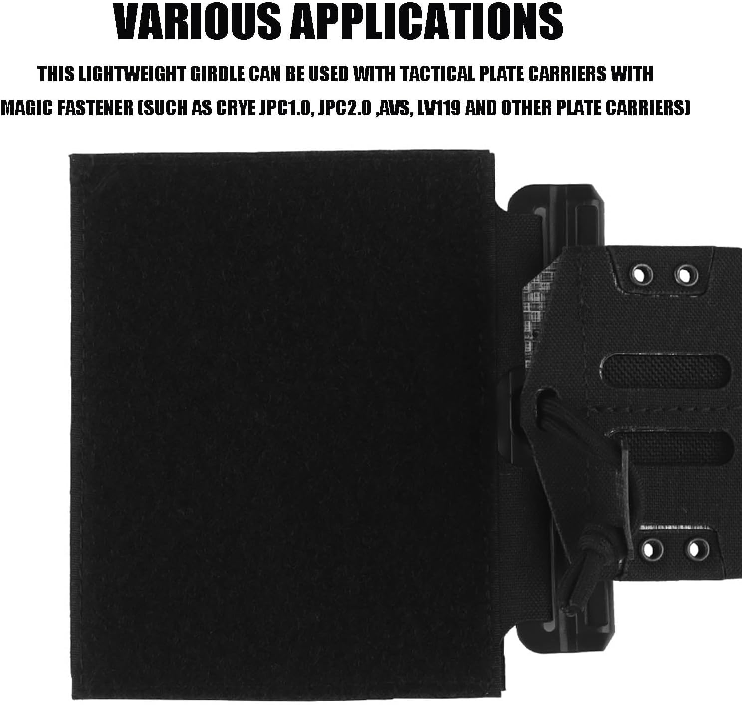 Tactical Shooting Waistband Combat Belt Lightweight Multifunctional Quick Release Side Belt Hunting Accessories