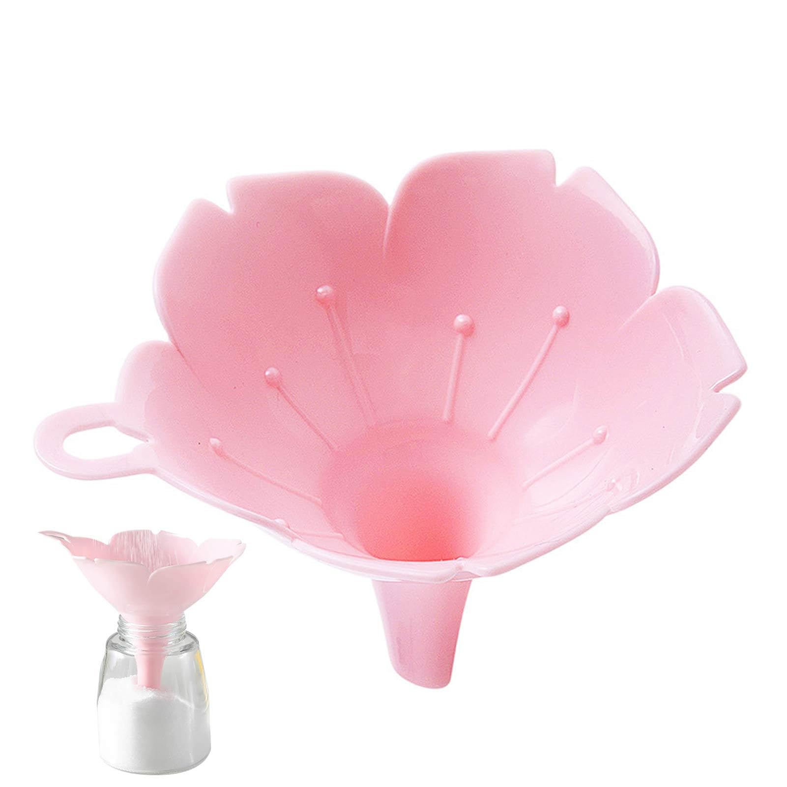 Dirfuny Funnels for Kitchen Use | Multi-Purpose Liquid Funnels - Flower Shape Kitchen Funnel with Light Weight for Powders Small Particles