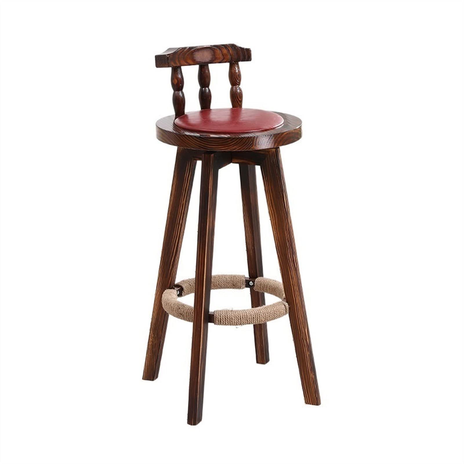Tabourets de bar rotatifs 360° TUSUOD dossier haut ergonomique pour maison