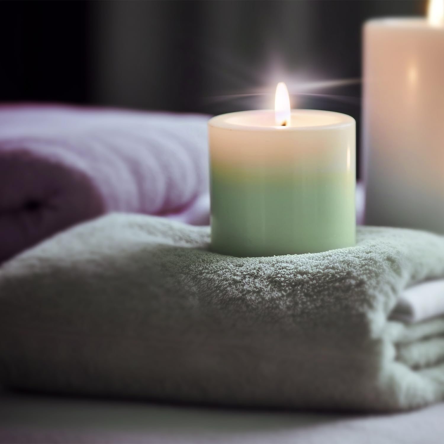 COM-FORT HOUSE- Velas Blancas | Pack velas de 6 Unidades | Velas 6x7cm | Tealight | Velas Decorativas Sin Perfume |