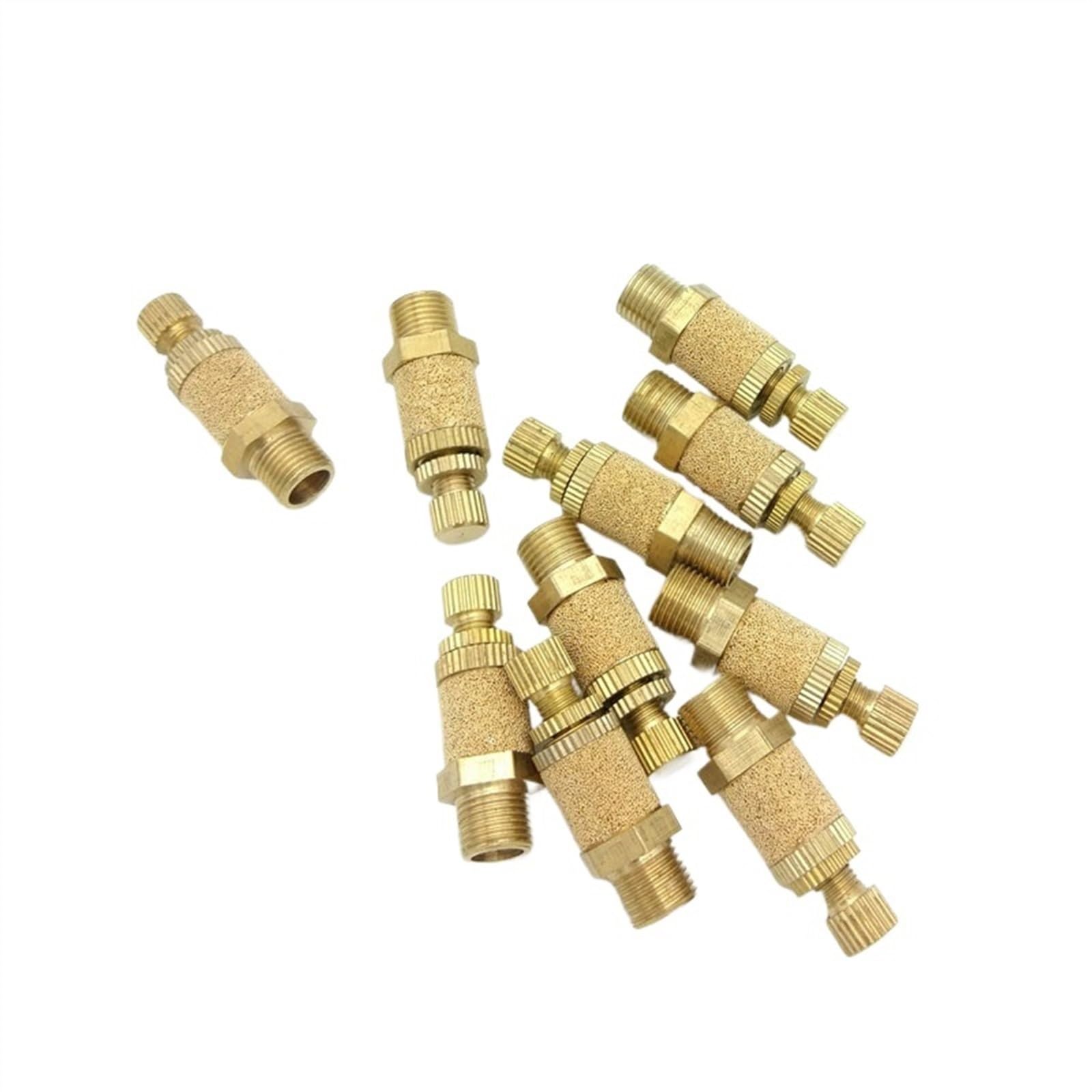 Raccord pour silencieux pneumatique, 10 pièces/lot B 1/8 1/4 3/8 1/2 3/4 silencieux d'échappement papillon des gaz raccord fritté(3/4")