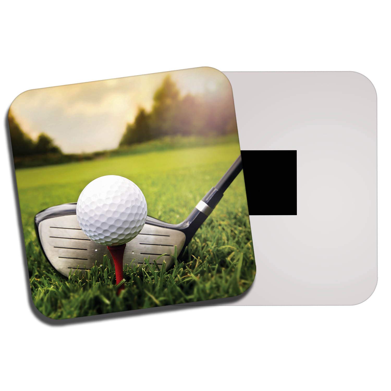 Destinationvinyl Men's Multicolor 1 X Golfing Fridge Magnet - Golf Ball Sports Green Dad Son Fun #8801