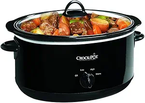 Crockpot Manual 8-Quart Slow Cooker Black