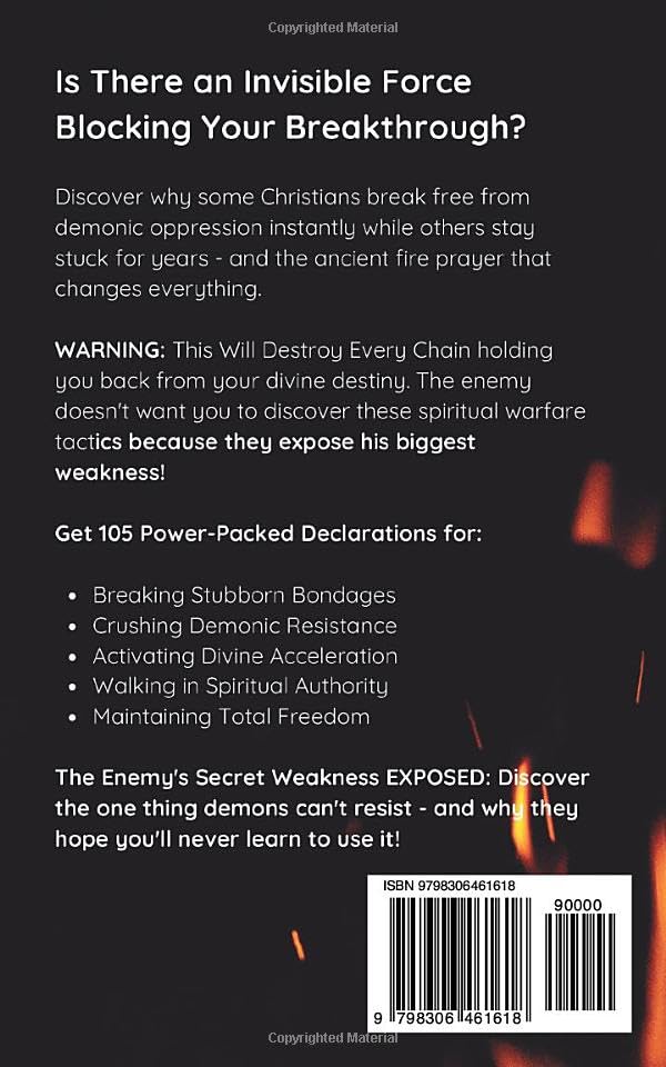 Deliverance Fire: A Spiritual Warfare Manual for Breaking Free from Demons and Evil Spirits (The Spiritual Warfare and Deliverance Book Series) - Image 2