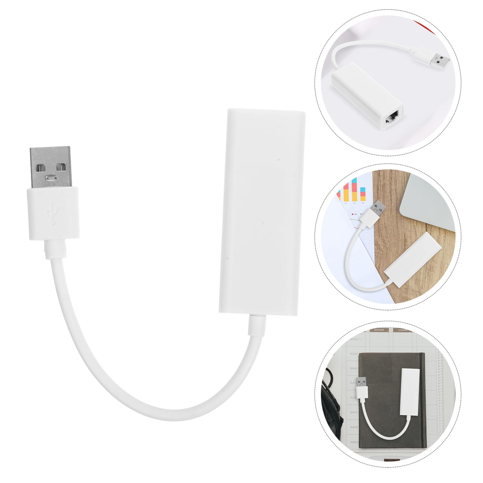 Veemoon USB Ethernet Adapter USB to Network Adapter Mbps High Speed Compatible with Multiple Devices for Easy Networking