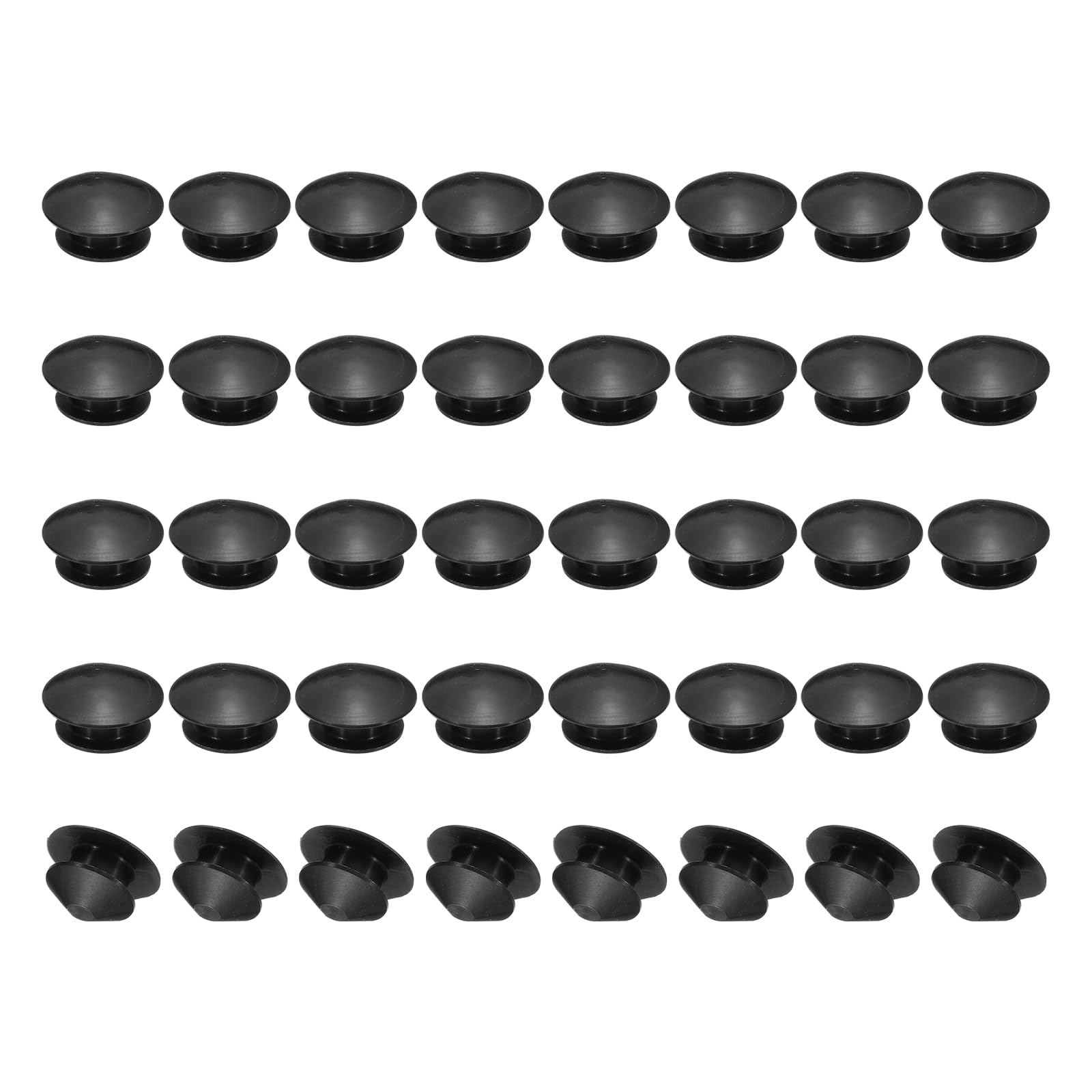 PATIKIL 8mm Diameter Silicone Round Snap