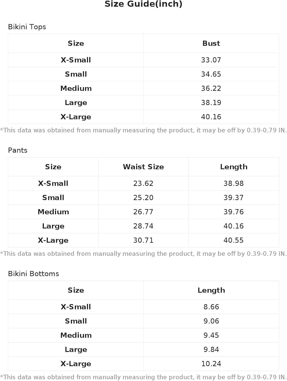 SHENHE Women's 3 Piece Swimsuits with Pants Triangle Halter String Bikini Set and Cover Up