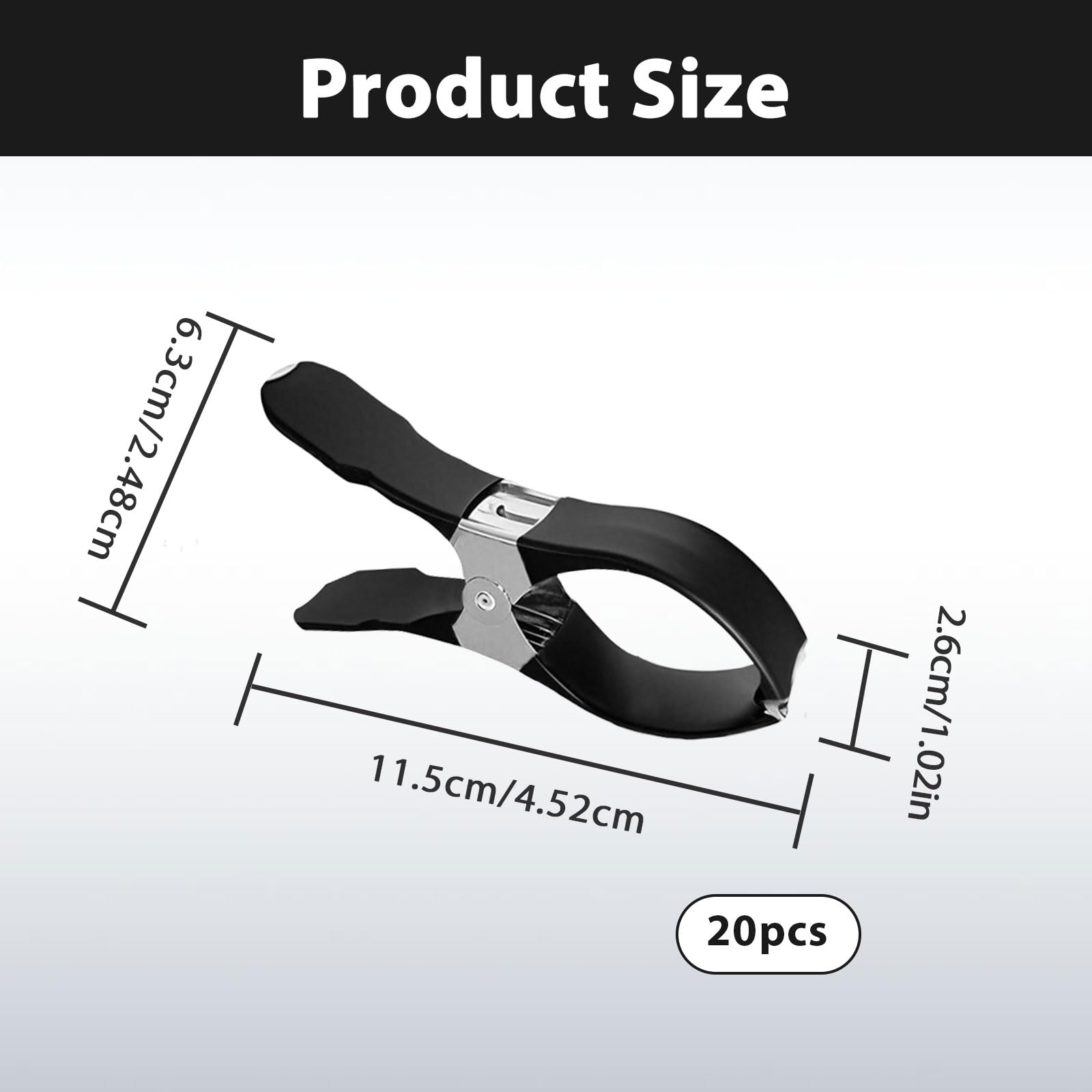 20 abrazaderas de invernadero de acero inoxidable para jardín, pinzas para plantas, pinzas para la ropa, láminas de invernadero, clips para sujetar abrazaderas de tubos, red de invernadero