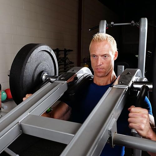 Miniatura 7 de Body-Solid (SLS500B) Pro Clubline - Máquina de sentadillas y sentadillas hackeo, perfecta para prensa de piernas, sentadillas con cinturón y