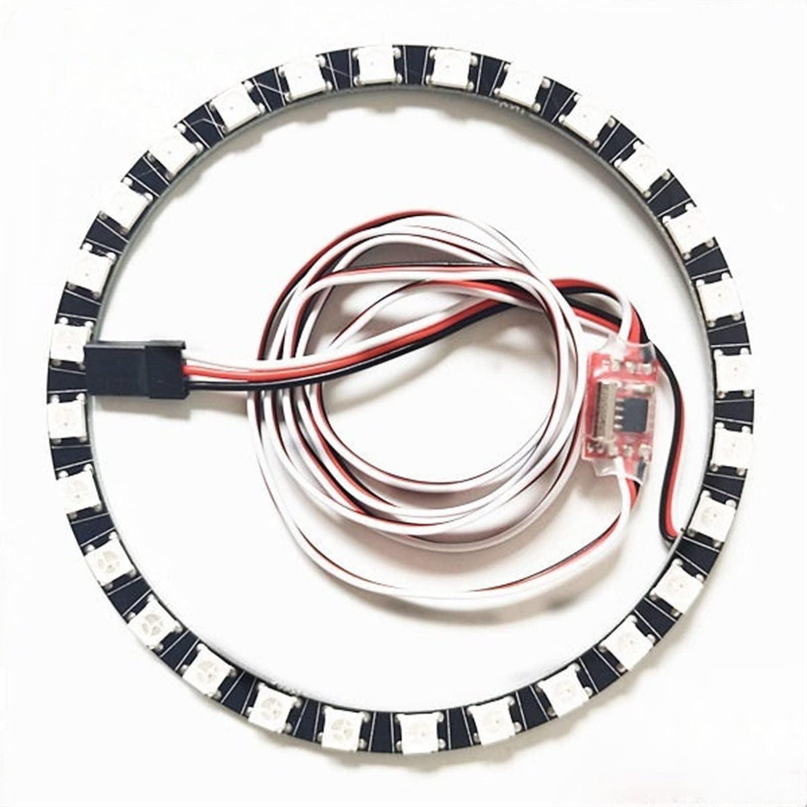 ZHIPAIJI RC Light, for RC EDF LED Light Model Aircraft Tail Light 50 64 70 80 90 Culvert Light Round Led Light Board for RC Airplane Plane Rc Jet Aircraft Accessories (Color : 50 3Color)