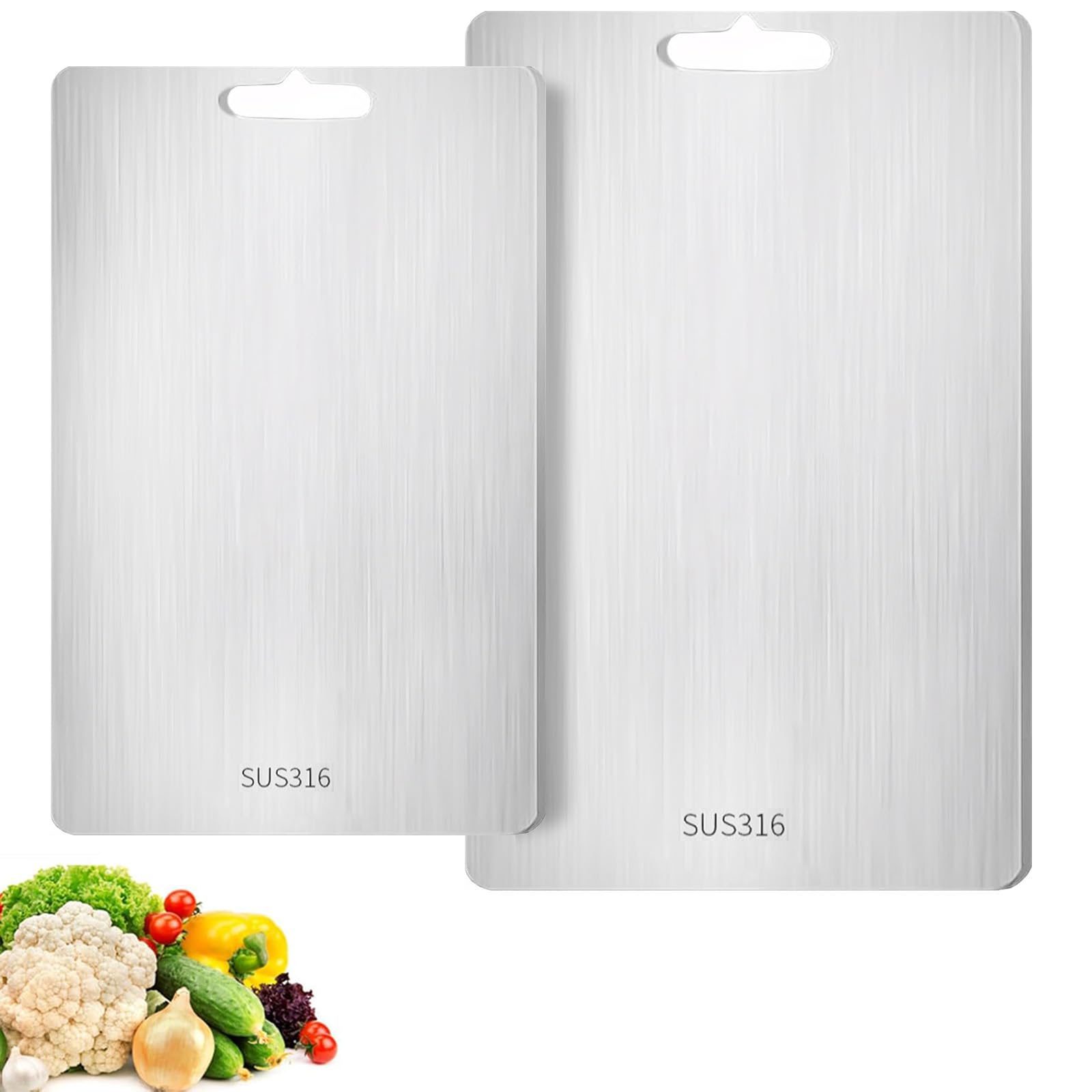 Planche à découper en acier inoxydable hygiénique et durable pour cuisine haut de gamme