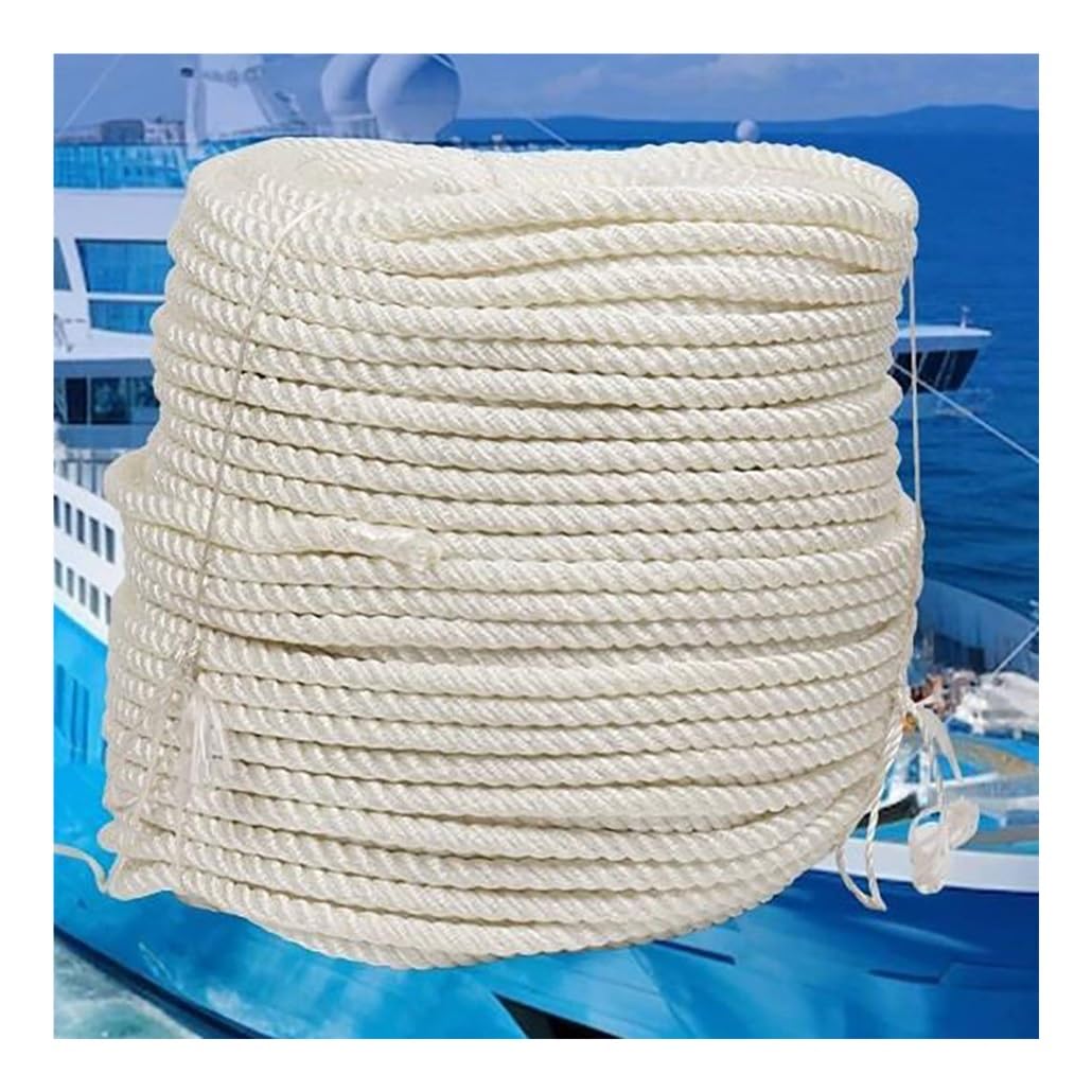 Corde di ormeggio in nylon Cime for ormeggio for barche in nylon intrecciato doppio 5-100 m 12-20 mm(16mm,70m)