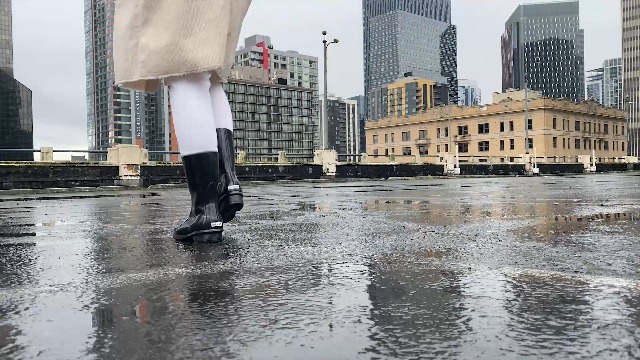 靴 moeka Amazon.com | Chooka Womens Waterproof Polished Mid Rain Boot