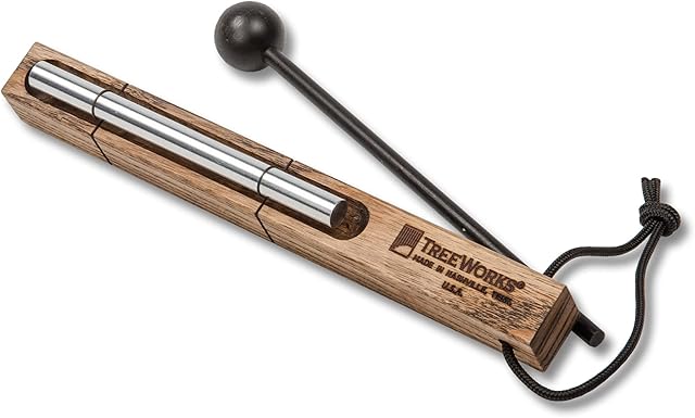 TreeWorks TRE410 Solo Energy Chime with Beater,White