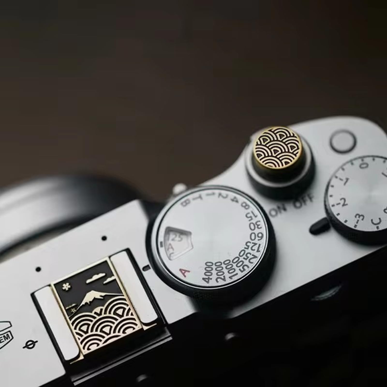 Coperchio per slitta hotshoe, protezione per fotocamera e pulsante di otturatore della fotocamera, accessorio protettivo stabile