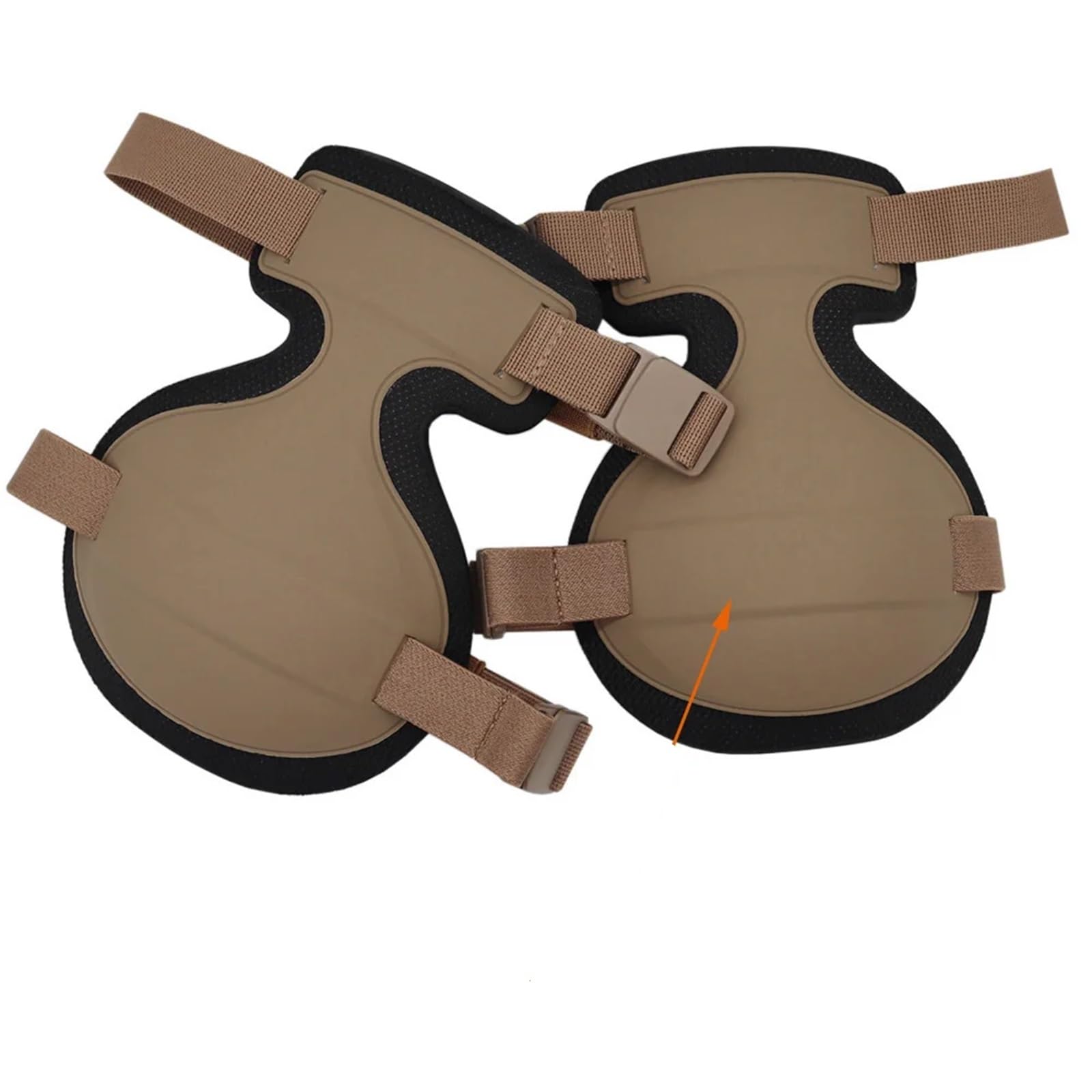 Ginocchiere tattiche Ginocchiere protettive for la Sicurezza Sportiva all'Aria Aperta Attrezzatura da Allenamento for Ginocchiere da Combattimento