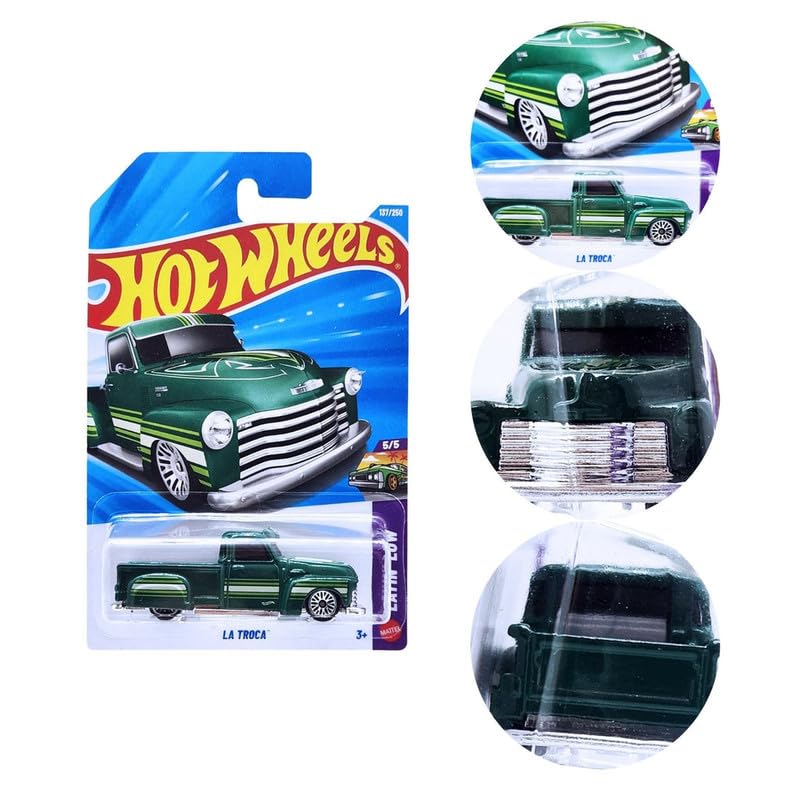 Image of Hot Wheels La Troca Layin Low Ages 3 and Up 137 /250 (Green)
