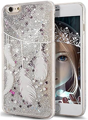 iPhone 6 plus Case, DoDo PangTM Case for iPhone 6S plus Case 5.5" (2014 Version),Liquid Hard Case for iPhone 6D plus,Cover for iPhone 6 plus ,Cute Iphone 6s plus case ,Cool Quicksand Moving Stars Bling Glitter Floating Dynamic Flowing Case Liquid Cover