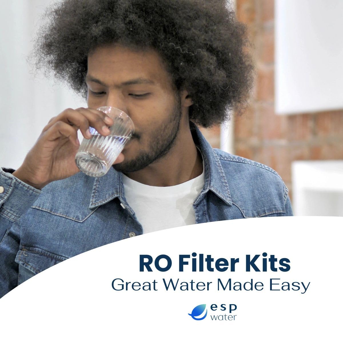 PuROTwist 4000 Kit de repuesto de filtro RO completo con membrana de ósmosis inversa de 50 GPD (YSM-PURO4T50)