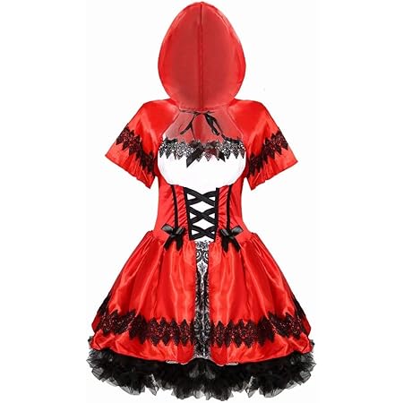 Amazon Lookgouハロウィン コスプレ サンタ 赤ずきん 赤頭巾 コスチューム 衣装 仮装 赤ずきんちゃん ウィッチ 魔女 悪魔 ディズニー 仮装用 クリスマス パーティー コスプレ 仮装 通販