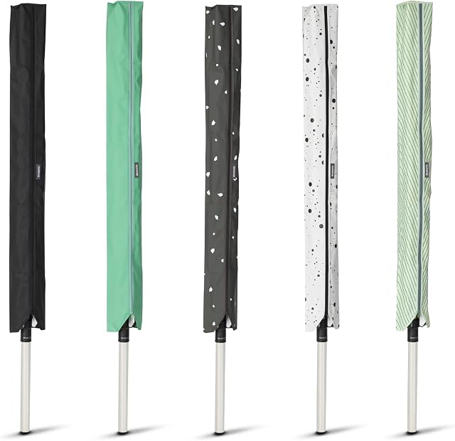 : Brabantia Protective Cover for Rotary Dryer Washing Lines (Colour selected at random) Weather-resistant Zip-Up Sleeve for all Brabantia Rotaries