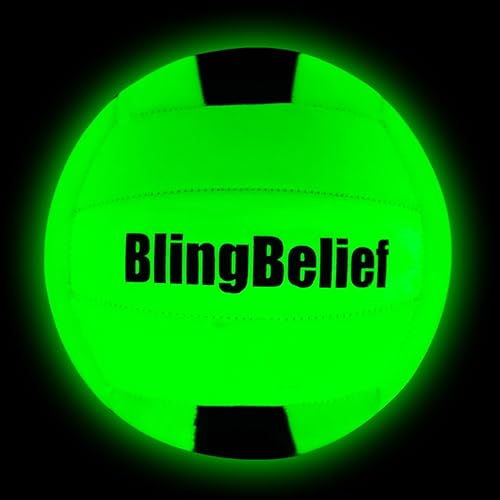 Miniatura 9 de blingbelief Béisbol que brilla en la oscuridad, pelota de fútbol, voleibol, fútbol, béisbol luminoso iluminado, tamaño y peso oficiales, uso