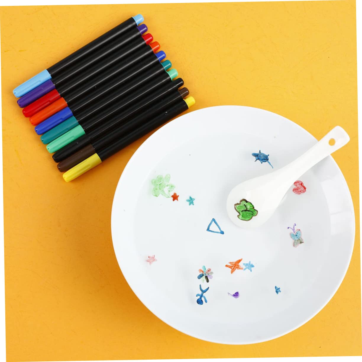 STOBOK 40stücke Teiliges Wassermalerei Stifte Für Junge Mädchen Abwaschbare Marker Kreative Wasserfarben Für Whiteboards Und Glatte Oberflächen Für Schule Und Zuhause