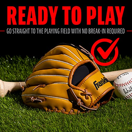 Image of Franklin Sports Baseball and Softball Glove - Field Master - Baseball and Softball Mitt
