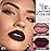 evpct 1Pcs Dark Purple Plum Matte Lip Liner and Liquid Lipstick Stain Makeup Set for women, Purple Long Lasting Smudge Proof Lipstick labiales matte mate larga duracion listip 24 hours originales,01
