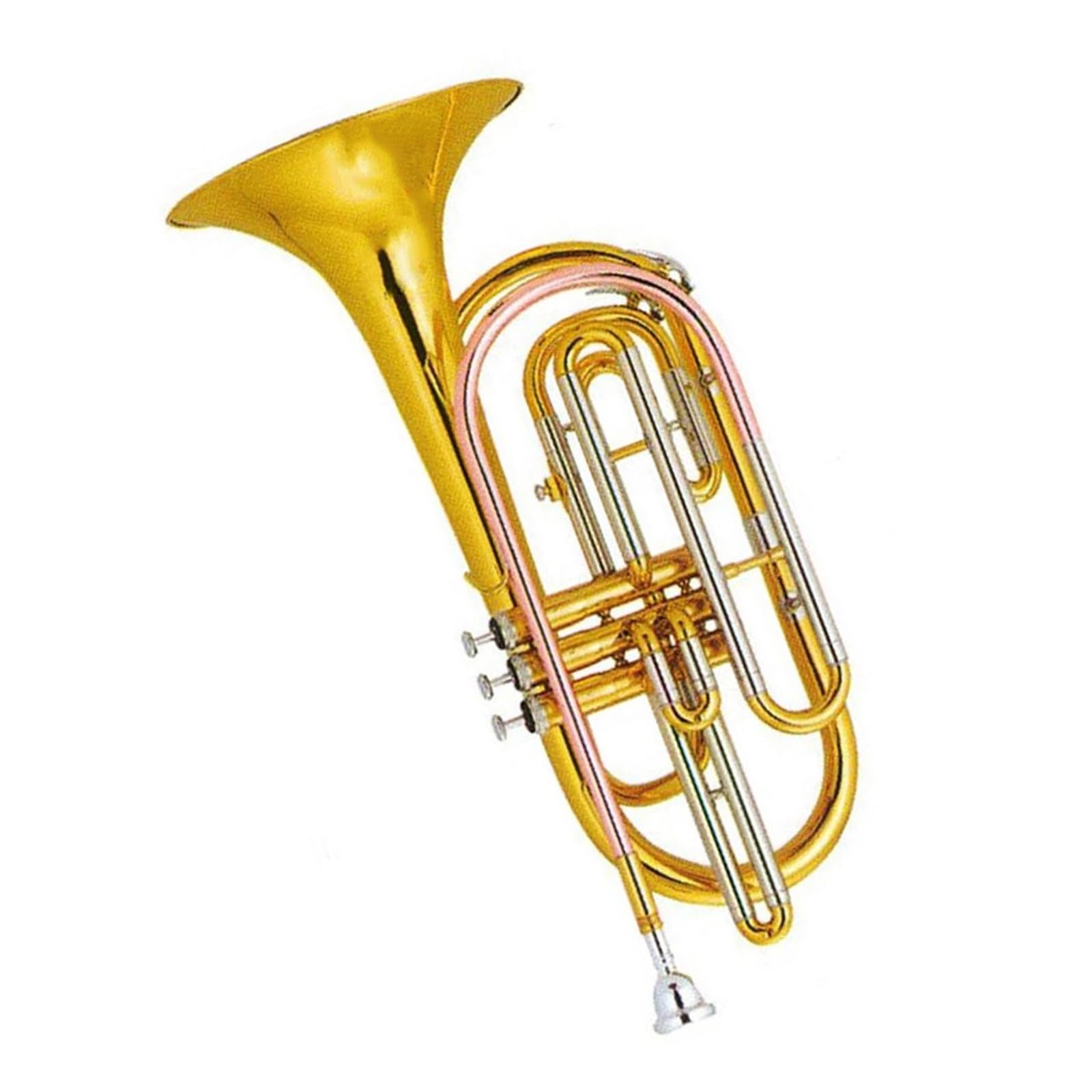 Pistones De Acero Inoxidable Lacados En Oro Tudeles De Latón Afinación De Trombón En Sib trombón Instrumento De Metal